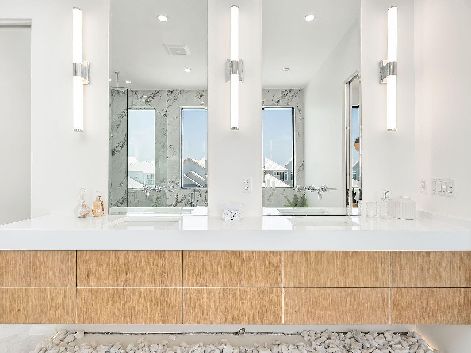 Bathroom double vanity